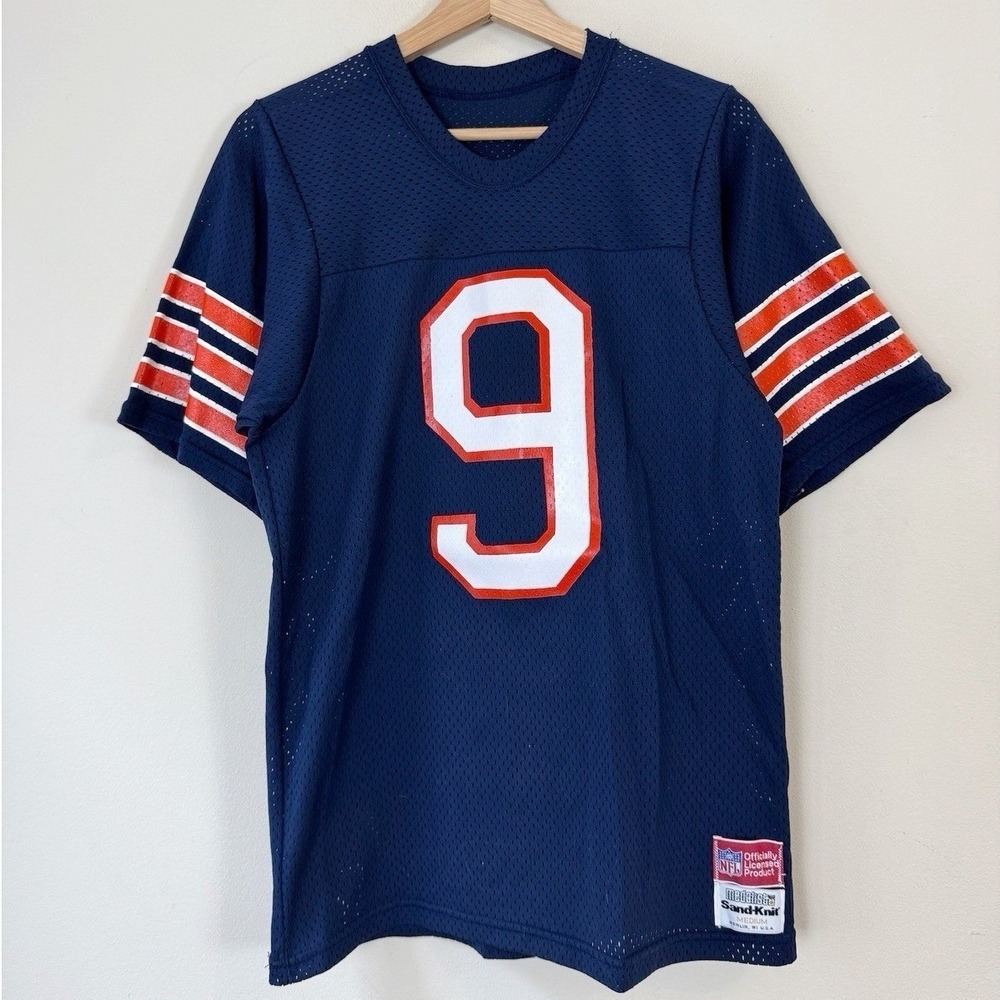 Vintage 90's NFL Chicago Bears Ceej Navy Jersey Tee Shirt - Medium